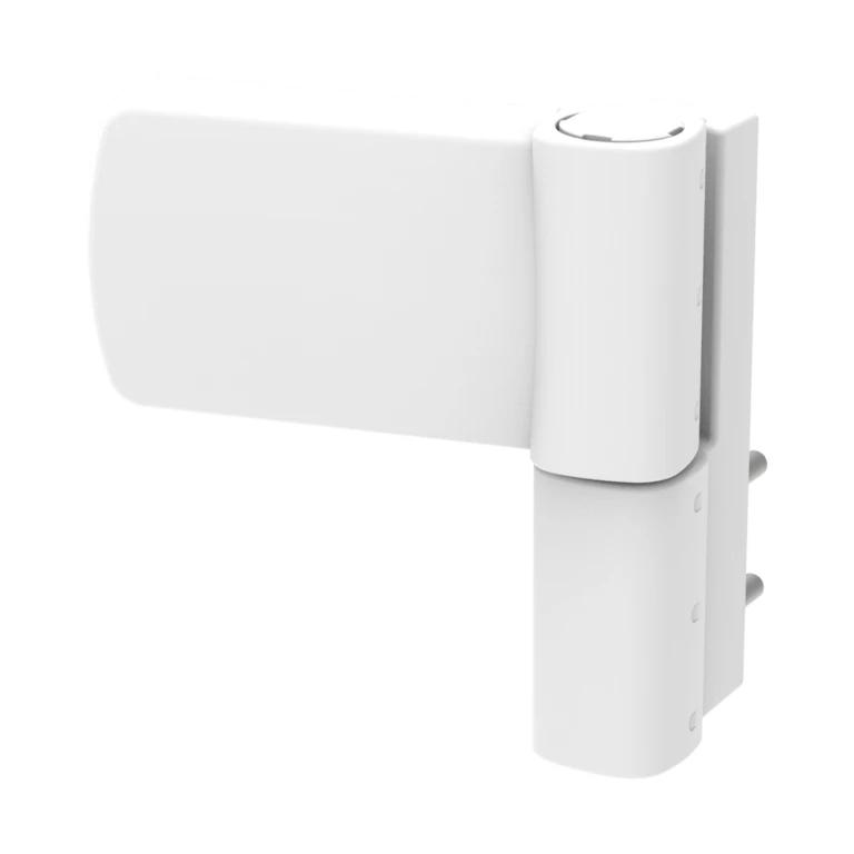 Петля REZE ALPHA XL дверная 90 мм (15-19 мм), RAL 9016 белый