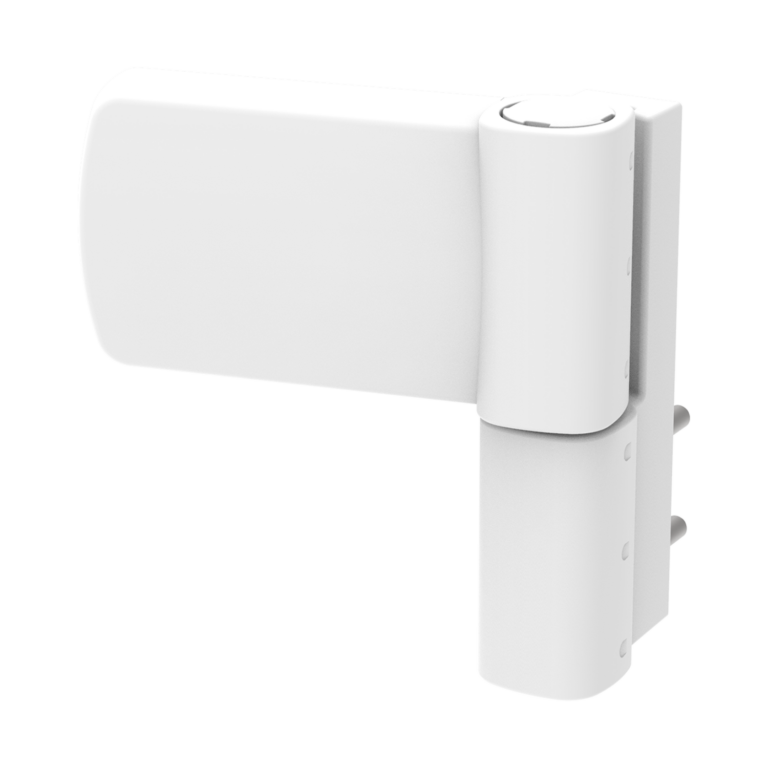 Петля REZE ALPHA XL дверная 110 мм (15-19 мм) Белая