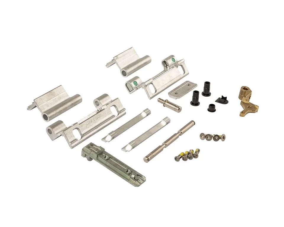 Петли поворотные Alu 540-10 DE (130кг) к-т без покрытия 770355