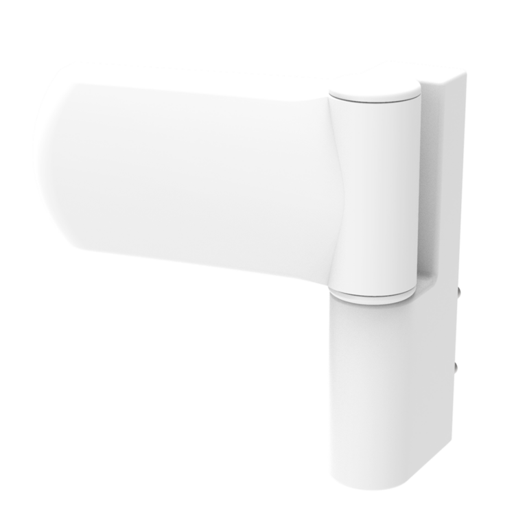 Петля REZE AVALON дверная 110 мм 130 кг (14-18 мм), RAL 9016 белый