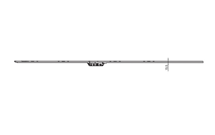Запор константный, 965 мм, 2201-2600 мм, Н=15,5 мм, до 300 кг, ROTO PATIO LIFT